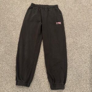 John Galt Black New York Rosa Sweatpants - One size